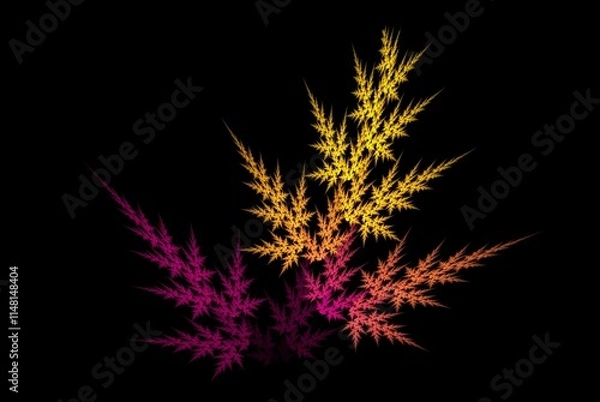 Obraz Computer generated fractal pattern and shape