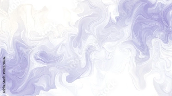 Fototapeta Serene Lavender Swirls Abstract Art Background