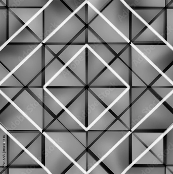 Obraz square Illusion Art