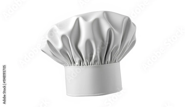 Obraz Ultra High quality and detailed Ultra realistic Chef hat cut out on white background