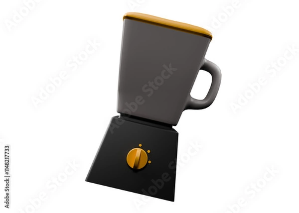 Obraz 3D icon cooking equipment low poly