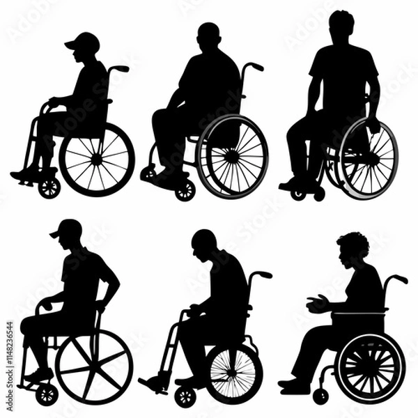 Fototapeta Top 10 Free Wheelchair Vector Graphics for Designers"
