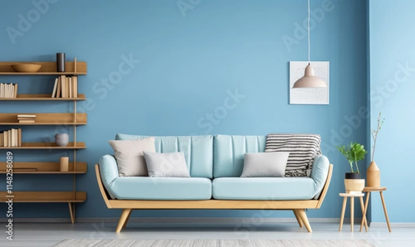 Fototapeta Modern bed room interior design