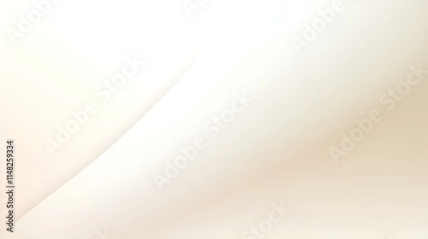 Fototapeta Gradient Background with strong Edges fading from Beige to White. Modern Presentation Template