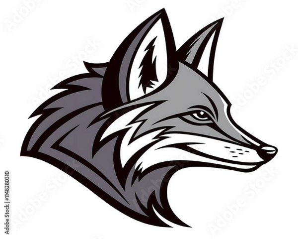 Obraz Fox Head Mascot Logo .