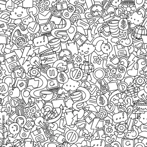 Fototapeta social network background