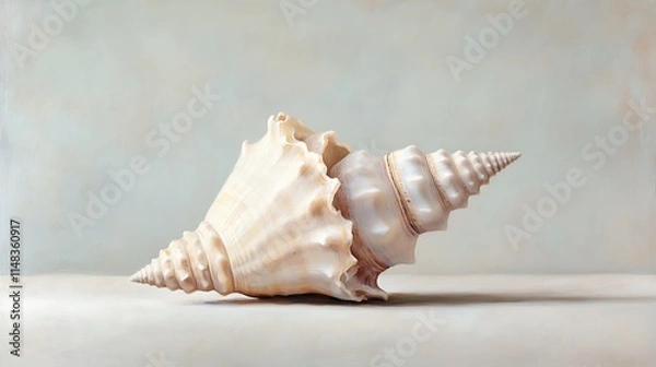 Fototapeta Seashell still life.