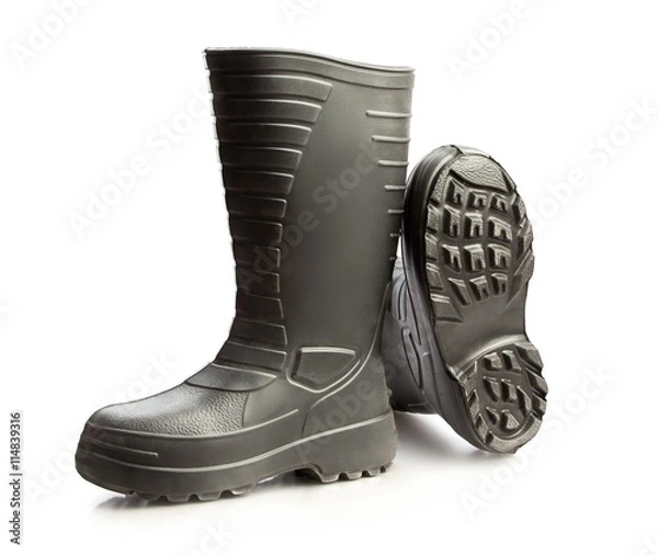 Obraz Czarne buty robocze