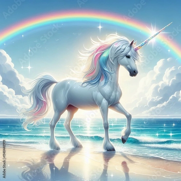 Obraz Pearl Ocean Unicorn