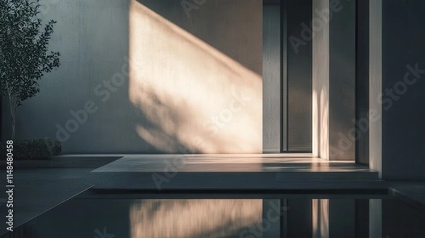 Fototapeta beautiful, minimalist style, clean aesthetic, sharp focus