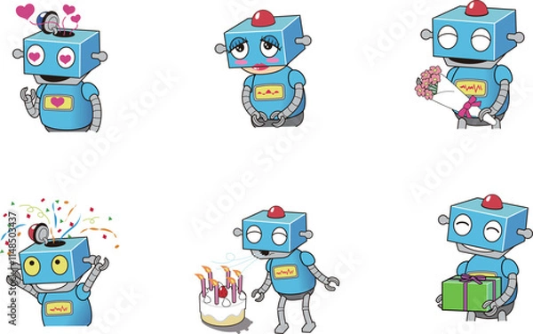 Fototapeta ロボットのキャラクター_人間らしさ