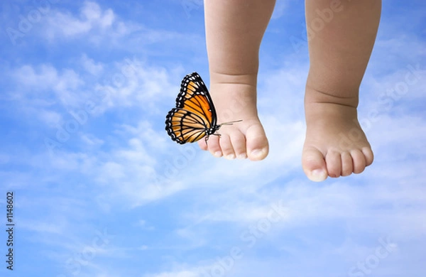 Obraz walking in the clouds