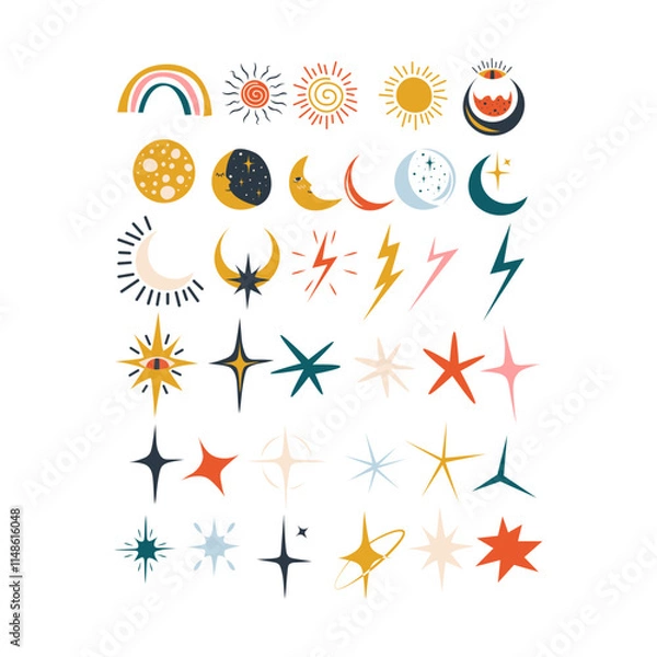 Obraz Folk Art Symbol Design Element