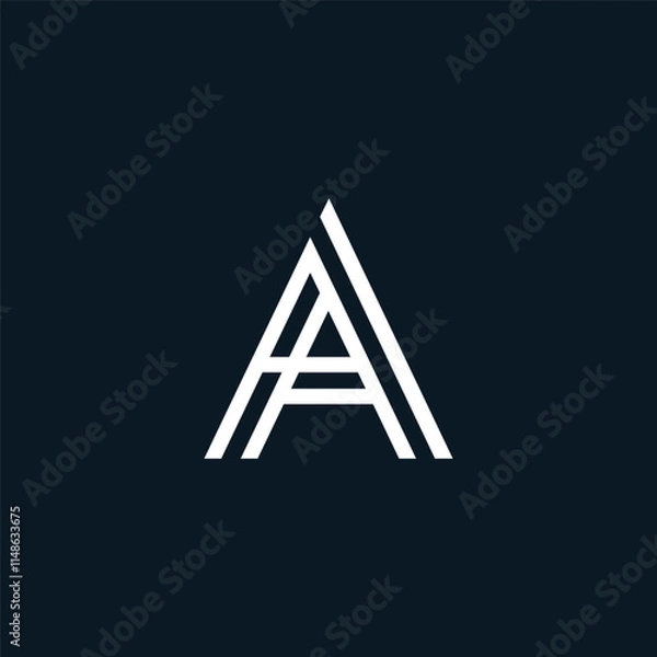 Obraz Elegant A Letter Logo Template