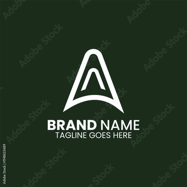 Obraz Elegant A Letter Logo Template