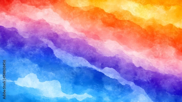 Obraz Vibrant Rainbow Abstract Background