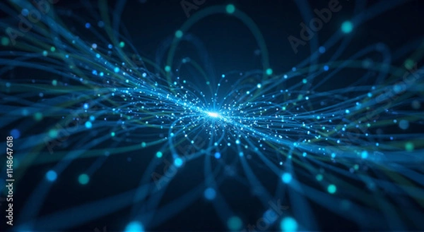 Obraz abstract blue background