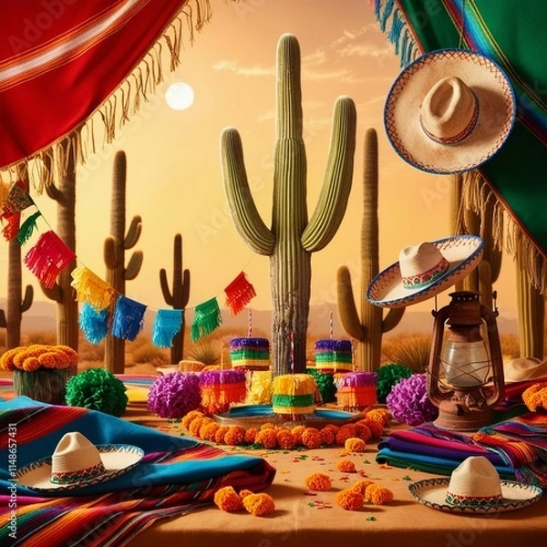 Fototapeta Happy Cinco de Marcho