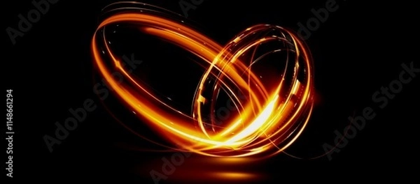 Obraz lights abstract background illustration 