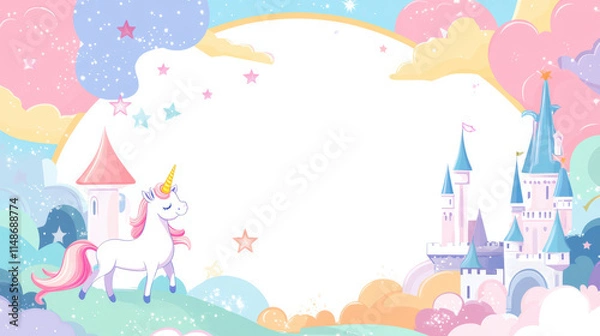 Fototapeta fairy tale castle