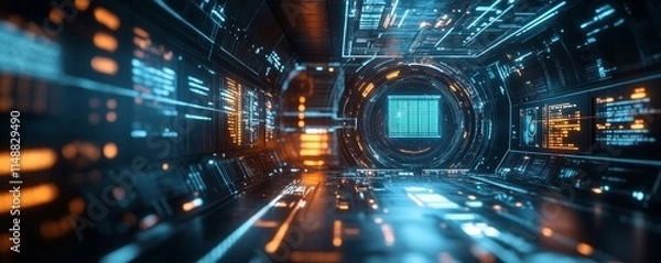 Obraz Concept Image Of Web Design, Generative AI