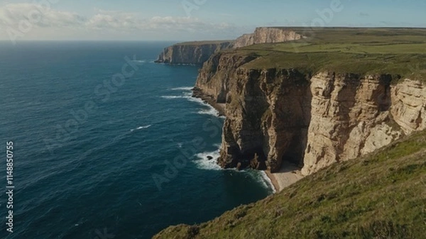 Obraz Cliffs overlooking the sea