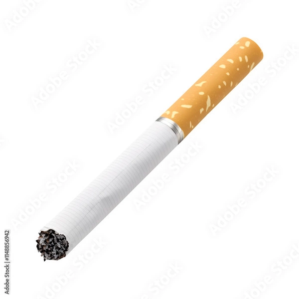 Fototapeta cigarette isolated on transparent background remove png, clipping path