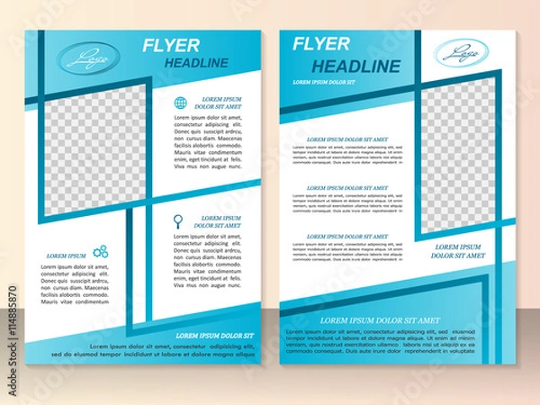 Obraz Business brochure or cover