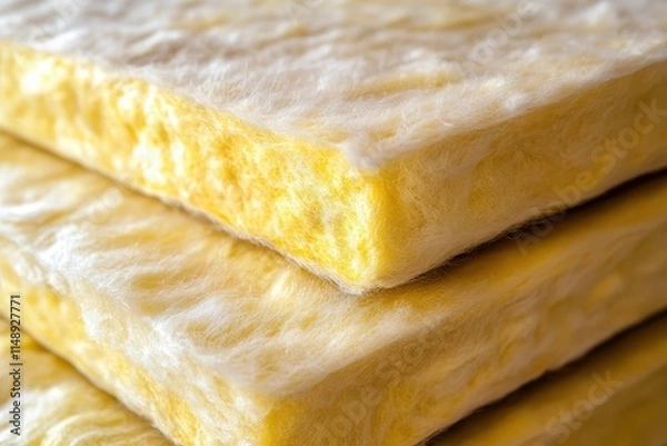 Obraz Fiberglass insulation Stone wool