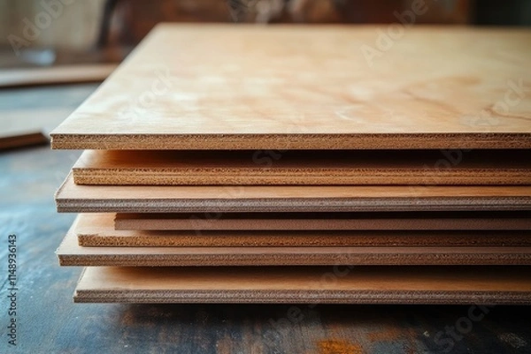 Fototapeta MDF wooden plate backdrop