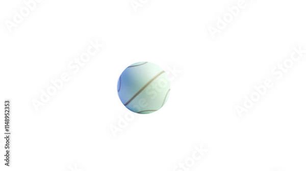Fototapeta abstract colorful sphere isolated on a transparent background - high quality png