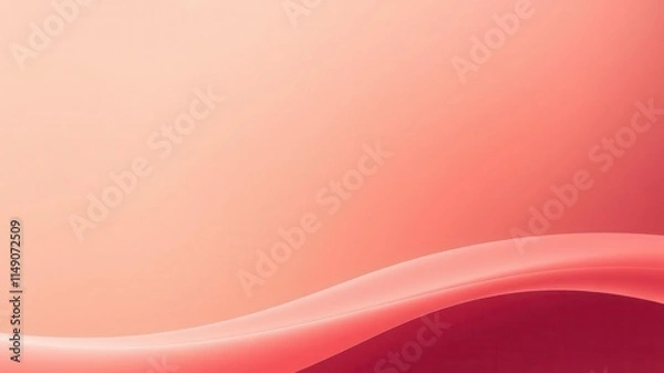 Fototapeta A stylish creative portfolio layout with modern peach gradient accents, perfect for showcasing artistic work or design projects, stylish, peach