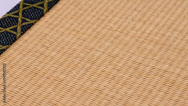 Obraz 日本の畳のクローズアップ