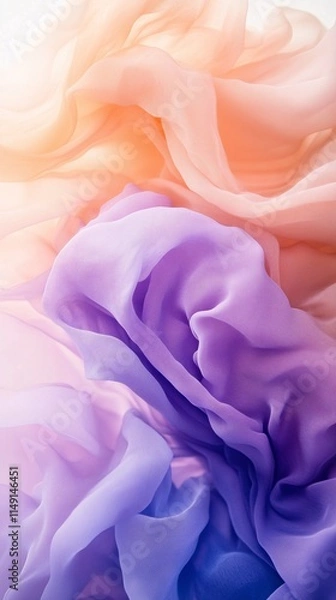 Obraz Pastel Gradient with Peach and Lavender