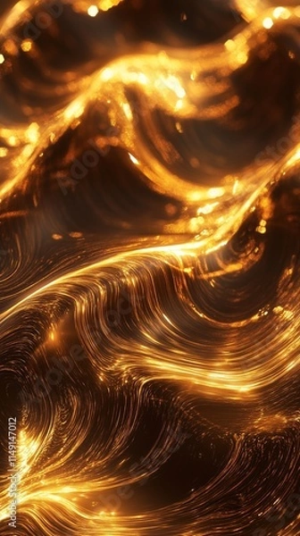 Obraz Sunlit Ripples and Abstract Water Waves