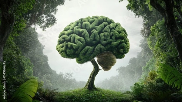 Obraz The Brain Tree: Nature's Intellectual Oasis