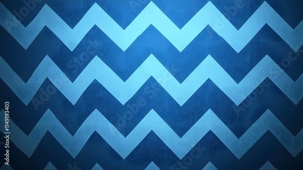 Fototapeta Blue Chevron Pattern Background Texture