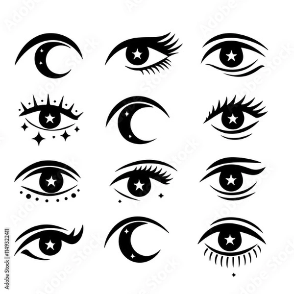 Obraz set of eyes