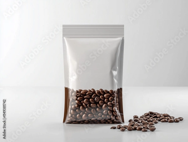 Obraz coffee beans packaging