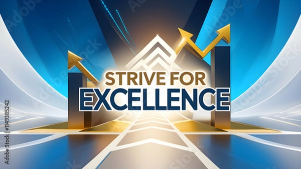 Obraz Strive for Excellence Poster