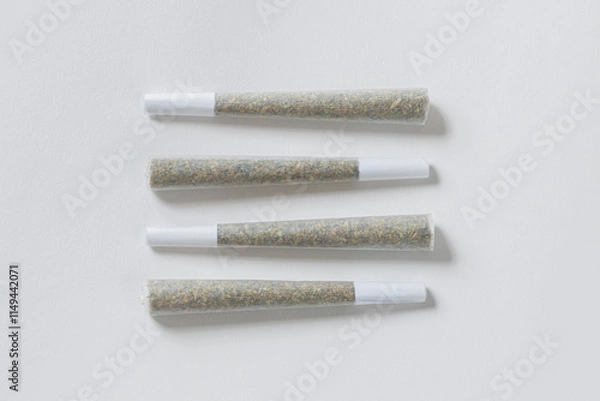 Obraz overhead view of joints