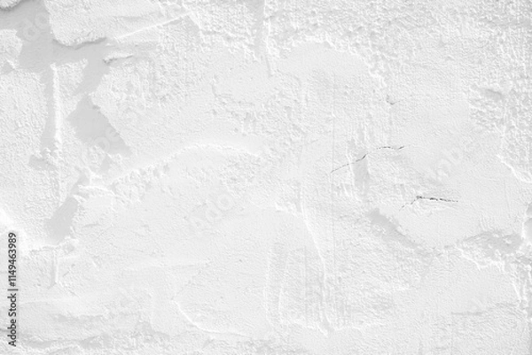 Fototapeta Abstract white cement or concrete wall for background. Paper, texture, white,  Empty space.