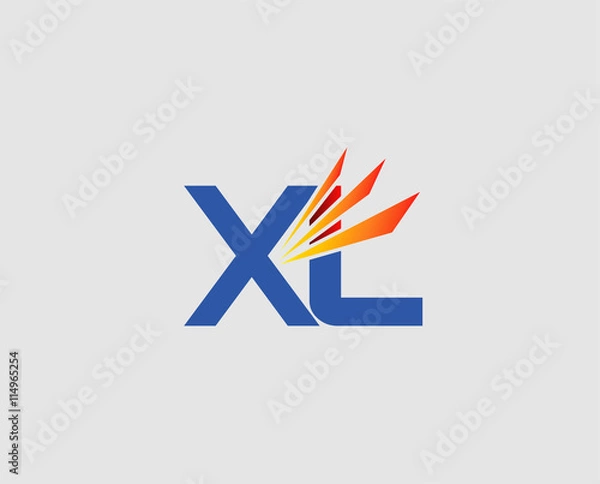 Obraz XL letter logo
