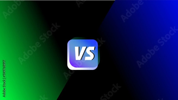 Obraz Creative double partition versus screen abstract background