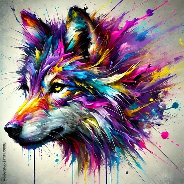 Obraz background with a dog