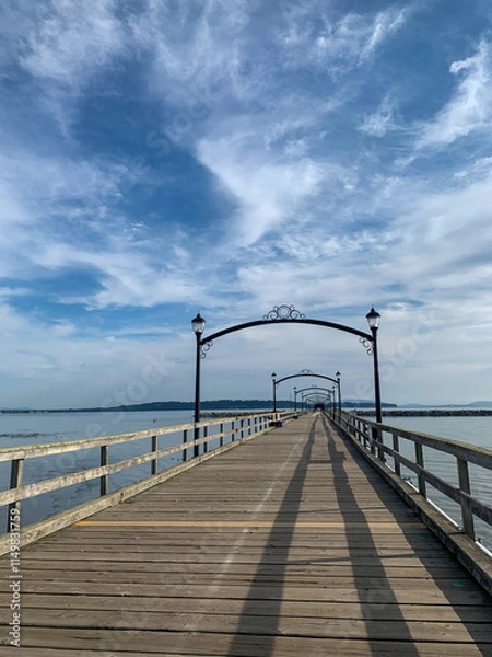 Obraz pier in the sea