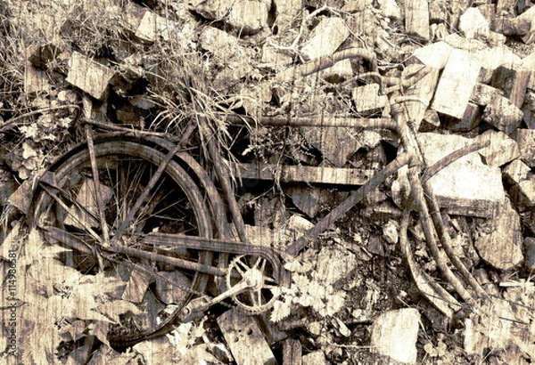 Obraz rostiges Fahrrad