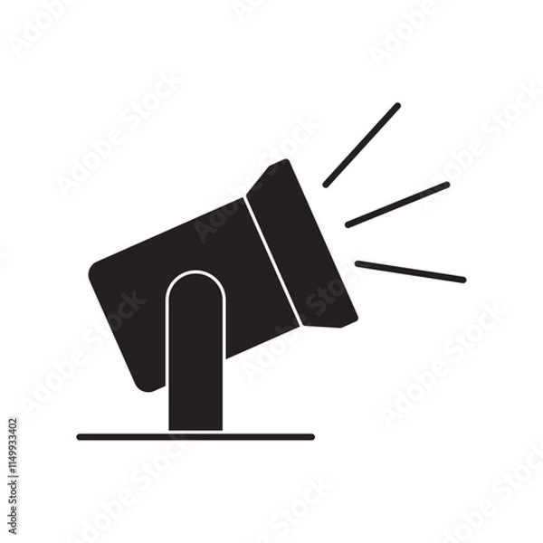 Obraz spotlight flat icon vector