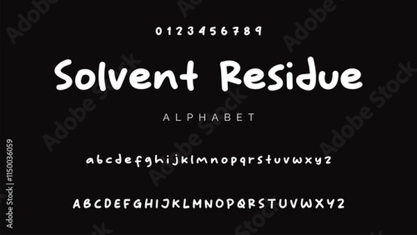 Fototapeta Cartoon bubble alphabet, fat graffiti letters, juicy fun font for vibrant nursery logos, playful school headlines, lush Caribbean typography, round kiddie typographic design. Vector typeset