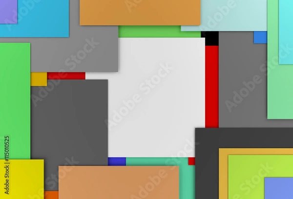 Obraz 3D abstract background